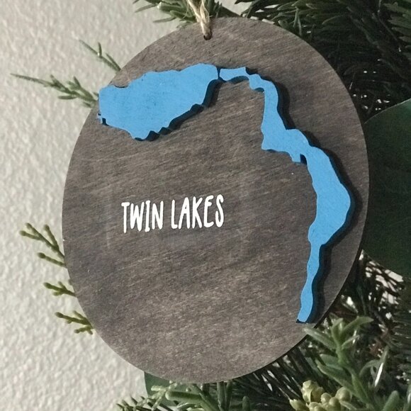 Twin Lakes Idaho Ornament - Picture 3 of 3